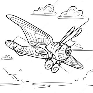 Dusty Crophopper Flying High Coloring Page 51785-43120