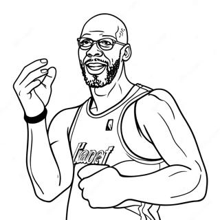 Kareem Abdul Jabbar Coloring Page 51804-43128