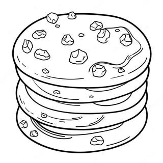 Chocolate Chip Biscuit Coloring Page 51815-43141