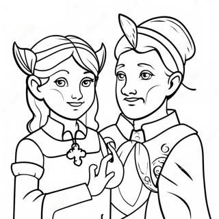 Magical Keepers Of The Kingdom Coloring Page 51835-43153