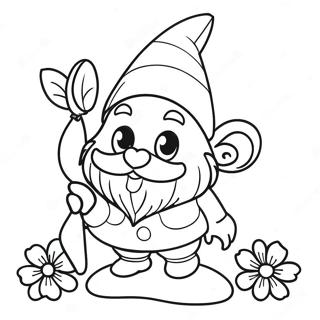 Valentine S Day Gnome Coloring Page 51844-43162