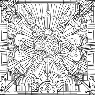 Art Deco Coloring Pages