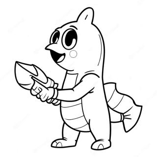 Peely Fortnite Coloring Page 51864-43175