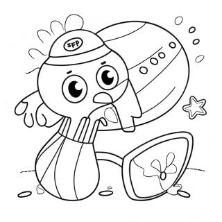 Summer Safety Coloring Page 51874-43187