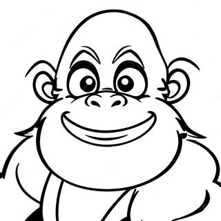 Cranky Kong Coloring Page 51904-43210