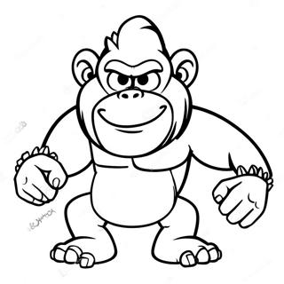 Cranky Kong Coloring Page 51904-43211