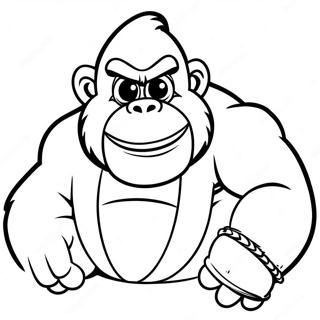 Cranky Kong Coloring Page 51904-43212