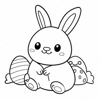 Squishmallow Easter Bunny Coloring Page 51914-43226