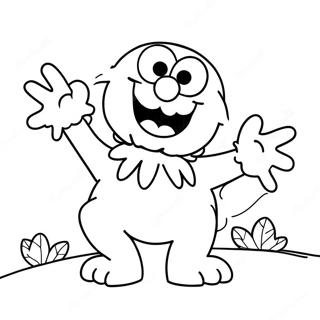 Elmo Halloween Coloring Pages