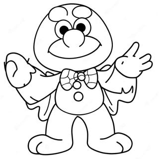 Elmo In Spooky Costume Coloring Page 51956-43240