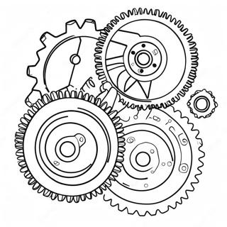 Gear Coloring Page 51965-43235