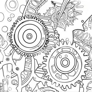 Shiny Gear Coloring Page 51966-43261