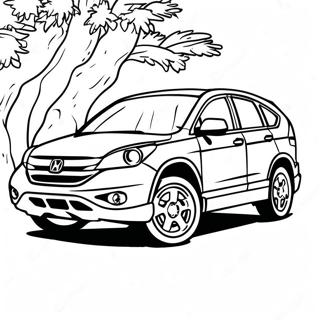 Honda Crv Coloring Pages