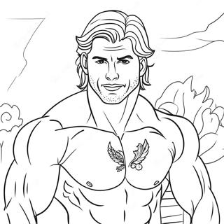 Hot Dudes Coloring Page 51985-43256