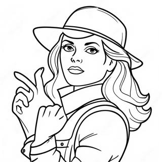 Clover Ewing Action Pose Coloring Page 51996-43279