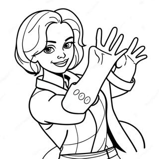 Clover Ewing Action Pose Coloring Page 51996-43280