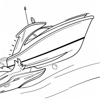 Fast Bass Boat Racing Coloring Page 52006-43282