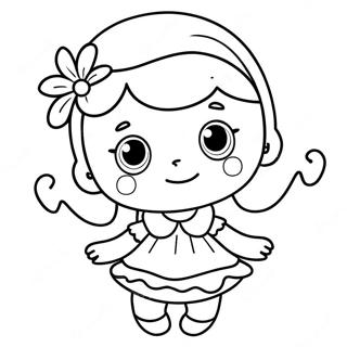 Little Miss Coloring Pages