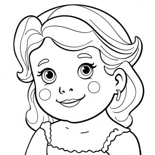 Little Miss Coloring Page 52025-43308