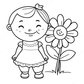 Little Miss Sunshine Coloring Page 52026-43303