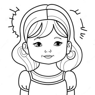 Little Miss Sunshine Coloring Page 52026-43304