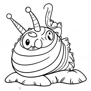 Alice In Wonderland Caterpillar Coloring Page 52035-43299