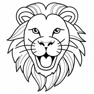 Roaring Lion Coloring Page 52055-43323