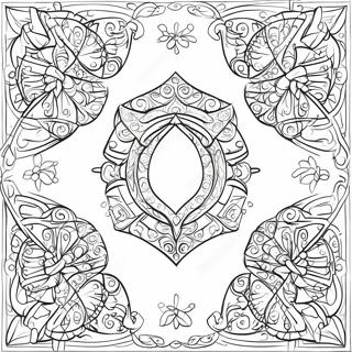 Diamond Armor Set Coloring Page 52066-43328