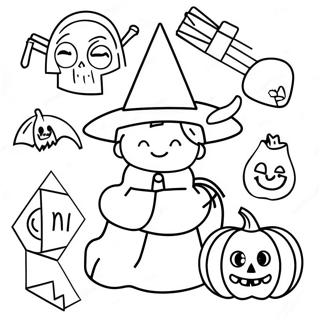 Halloween Math Coloring Pages