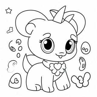 Cute Jewelpet Friends Coloring Page 52086-43359