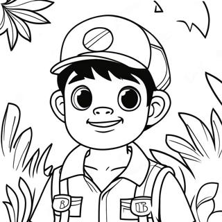 Diego In Jungle Adventure Coloring Page 52096-43353