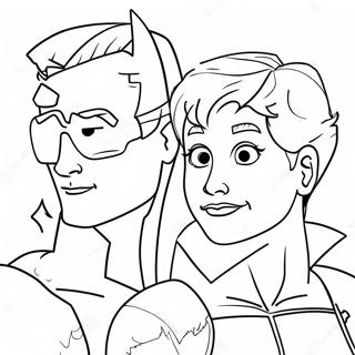 We Can Be Heroes Coloring Page 52105-43366