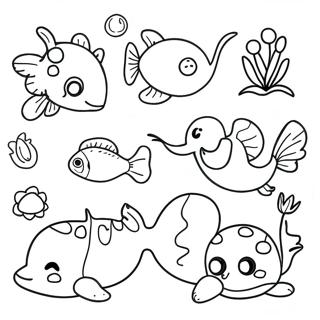 Pond Animals Coloring Page 52115-43371