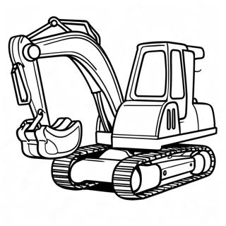 Excavator Coloring Page 5212-4179