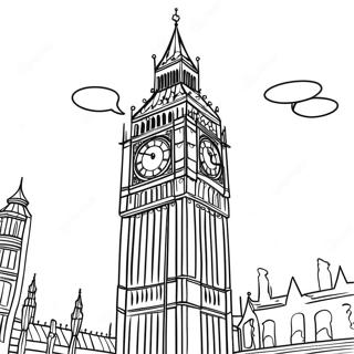 Big Ben Coloring Page 52145-43394