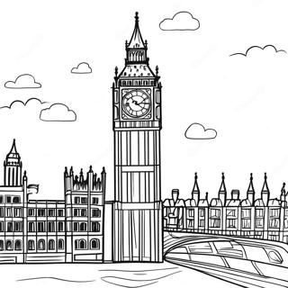 Big Ben Coloring Page 52145-43396