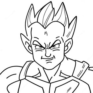 Majin Vegeta Coloring Pages