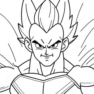 Majin Vegeta Coloring Page 52155-43402