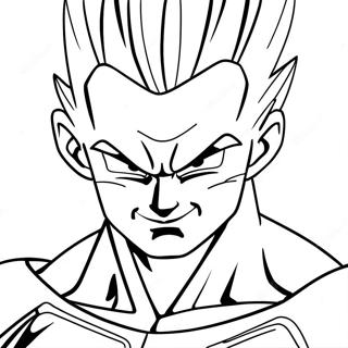 Majin Vegeta Coloring Page 52155-43403