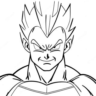 Majin Vegeta Coloring Page 52155-43404