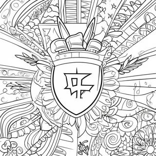 Spurs Logo Coloring Page 52236-43455