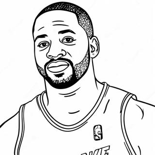 Dwyane Wade Coloring Page 52246-43471