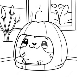 Cozy Cat House Coloring Page 52257-43479