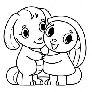 Best Friend Coloring Page 52266-43482