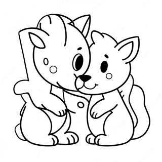 Best Friend Coloring Page 52266-43484