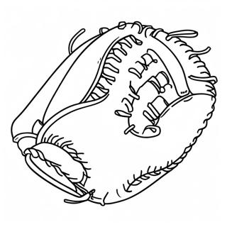 Baseball Glove Coloring Pages