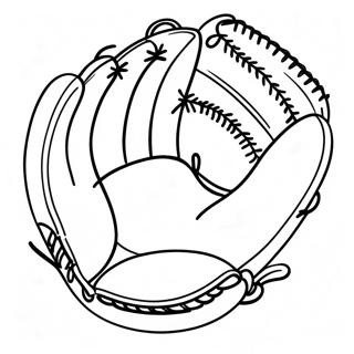 Baseball Glove Coloring Page 52276-43490