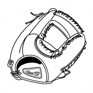 Baseball Glove Coloring Page 52276-43491