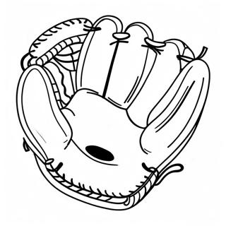 Baseball Glove Coloring Page 52276-43492