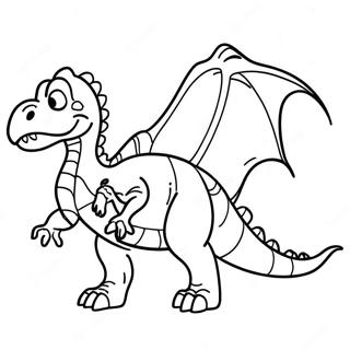 Hybrid Dinosaur Coloring Page 52296-43498